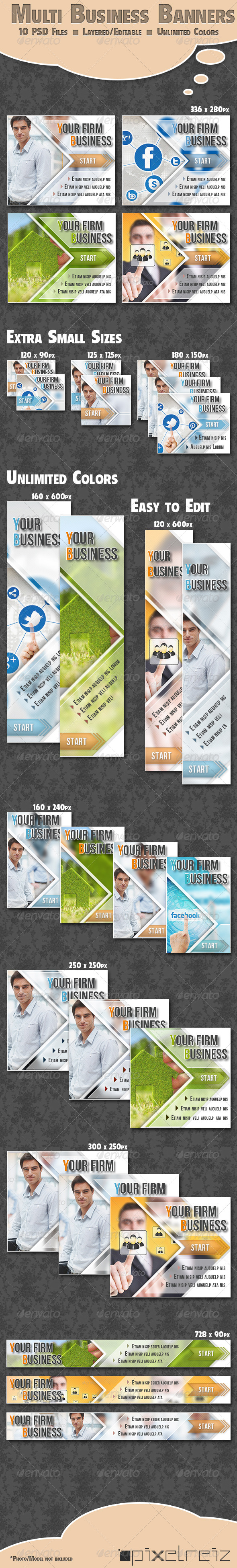 GraphicRiver Business Banner Multi Color 5181364 GraphicRiver Business Banner Multi Color 5181364