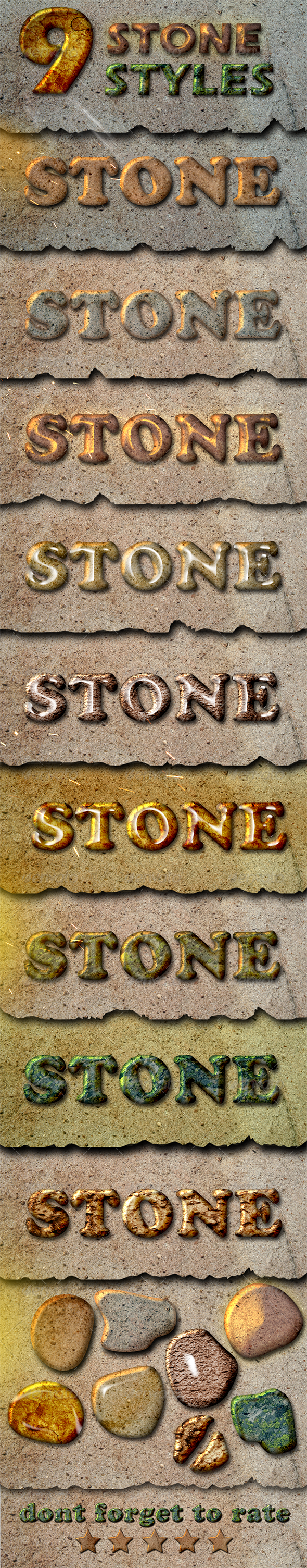GraphicRiver Stone Styles 5182357 GraphicRiver Stone Styles 5182357