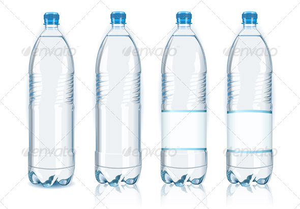 GraphicRiver Four Plastic Bottles with Generic Labels 5184987 GraphicRiver Four Plastic Bottles with Generic Labels 5184987