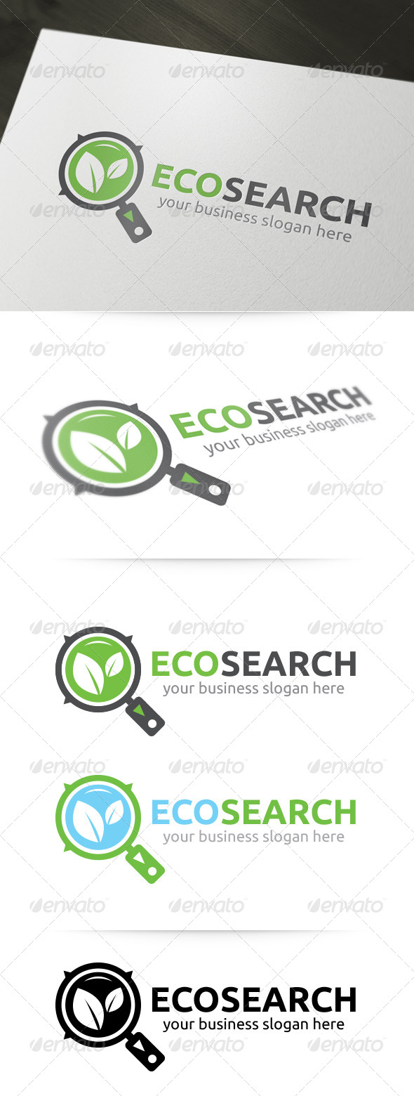 GraphicRiver Eco Search Logo 5186133 GraphicRiver Eco Search Logo 5186133