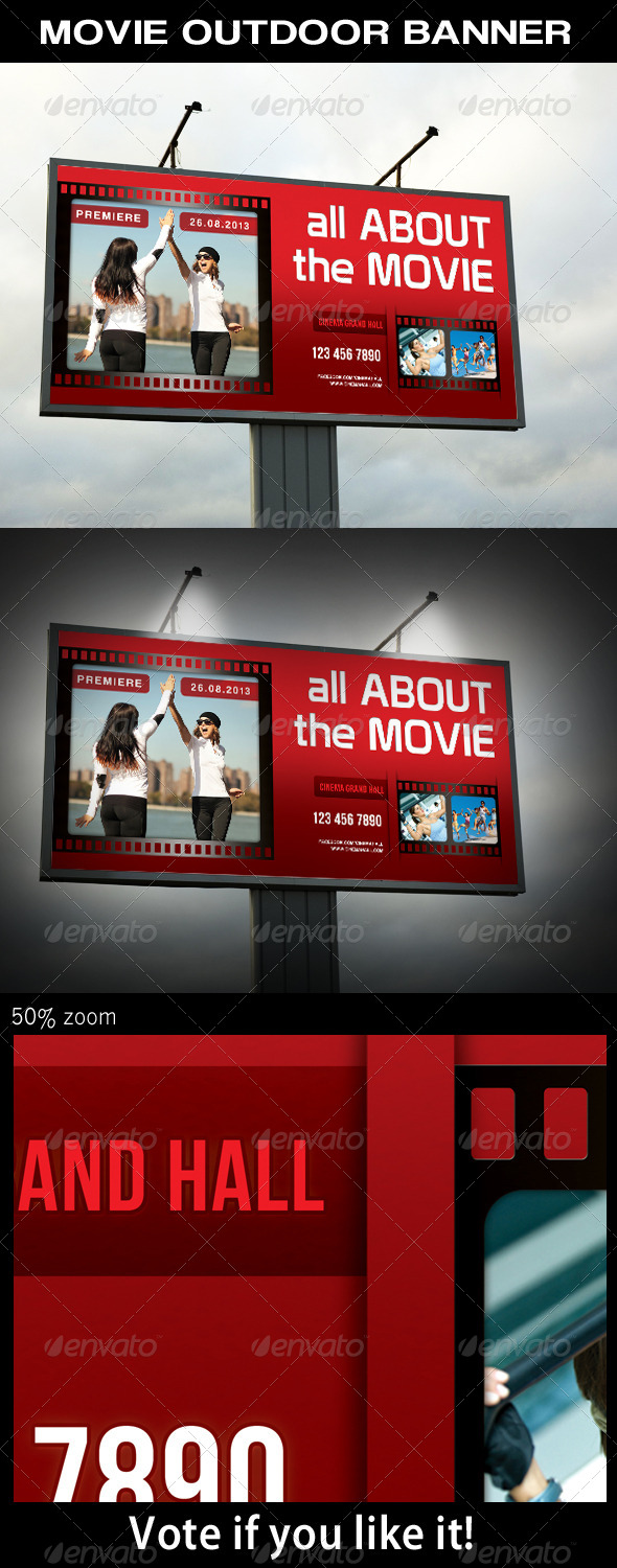 GraphicRiver Movie Outdoor Banner 5123236 GraphicRiver Movie Outdoor Banner 5123236