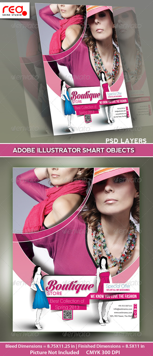 GraphicRiver Boutique Store Flyer Poster Magazine Template 5191300 GraphicRiver Boutique Store Flyer Poster Magazine Template 5191300