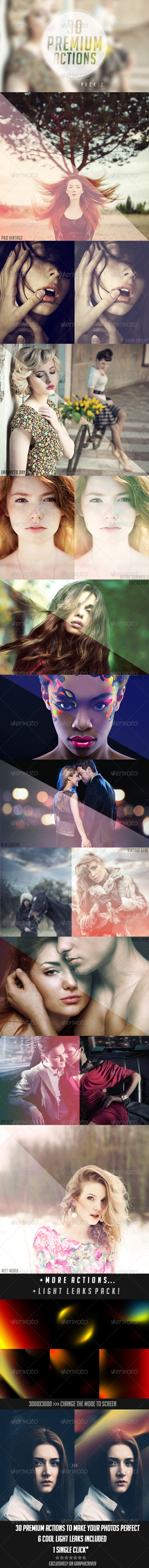 30 Premium Photoshop Actions 2 - Photo Effects Actions