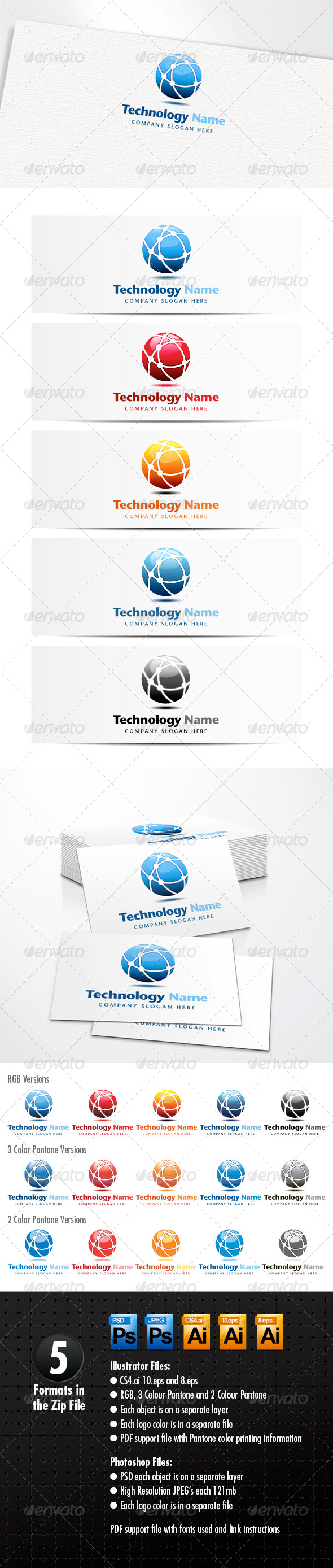 GraphicRiver Technology Logo 5164286 GraphicRiver Technology Logo 5164286