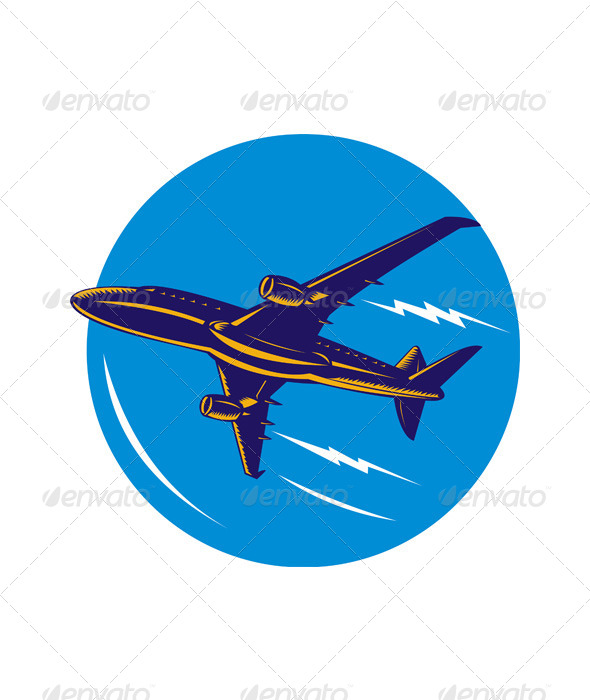 GraphicRiver commercial jet plane airliner 5198714 GraphicRiver commercial jet plane airliner 5198714