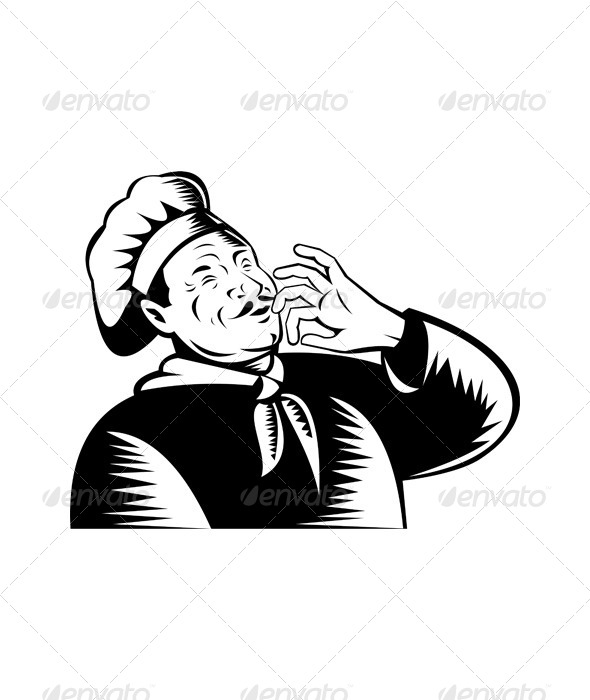 GraphicRiver Chef Woodcut Style 5199335 GraphicRiver Chef Woodcut Style 5199335