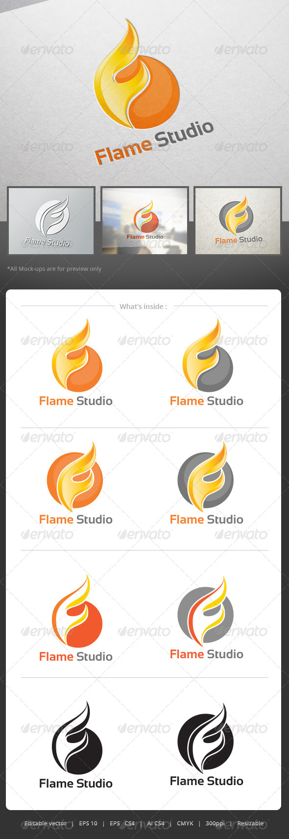 GraphicRiver FlameStudio Logo 5201427 GraphicRiver FlameStudio Logo 5201427