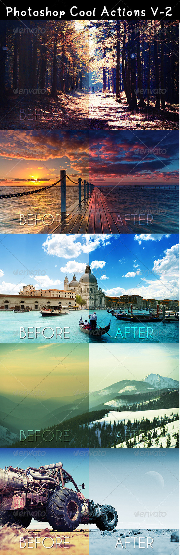 GraphicRiver Photoshop Cool Actions V-2 5201624 GraphicRiver Photoshop Cool Actions V-2 5201624