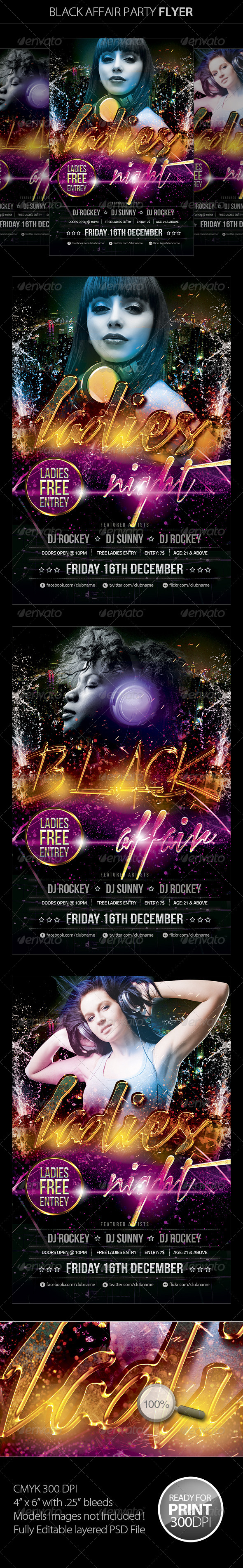 Ladies Night Party Flyer V.2 - Clubs & Parties Events