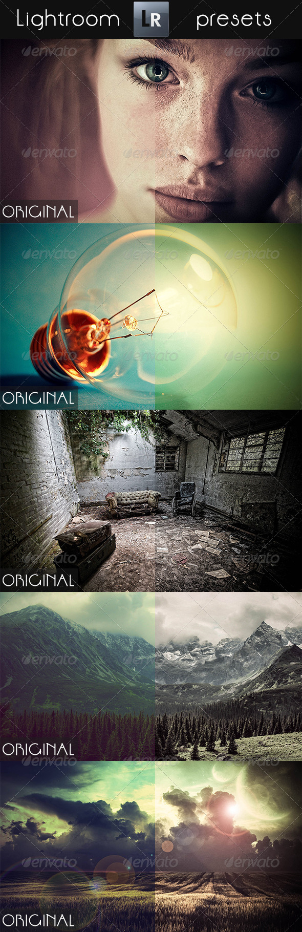 GraphicRiver 5 LR presets for photography 5206033 GraphicRiver 5 LR presets for photography 5206033