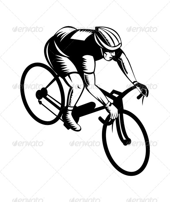 GraphicRiver Cyclist Riding Bicycle 5208113 GraphicRiver Cyclist Riding Bicycle 5208113