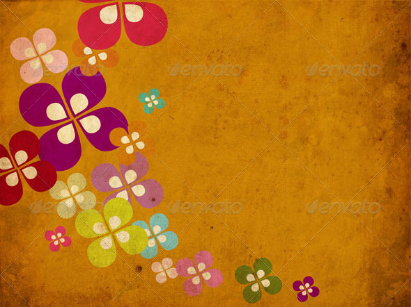 GraphicRiver Vector Retro Flower Background 5210512 GraphicRiver Vector Retro Flower Background 5210512