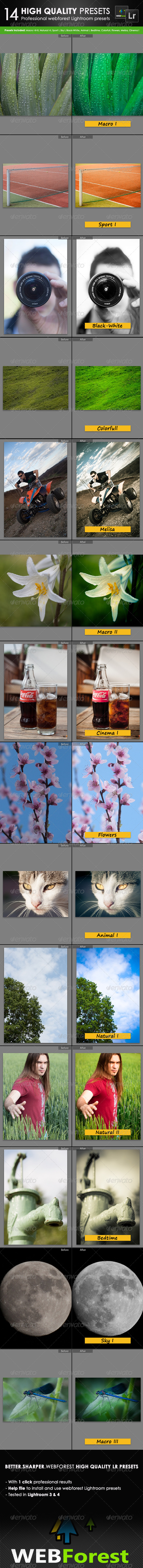 GraphicRiver 14 High Quality Lightroom Presets 5155628 GraphicRiver 14 High Quality Lightroom Presets 5155628