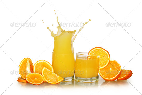 Fresh Orange Juice - Stock Photo - Images