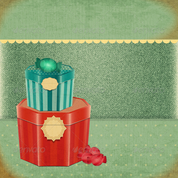 GraphicRiver Vintage Birthday Card 5214228 GraphicRiver Vintage Birthday Card 5214228