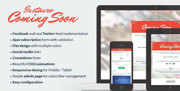 CodeCanyon Instauro Maintenance Coming Soon 5214327 CodeCanyon Instauro Maintenance Coming Soon 5214327