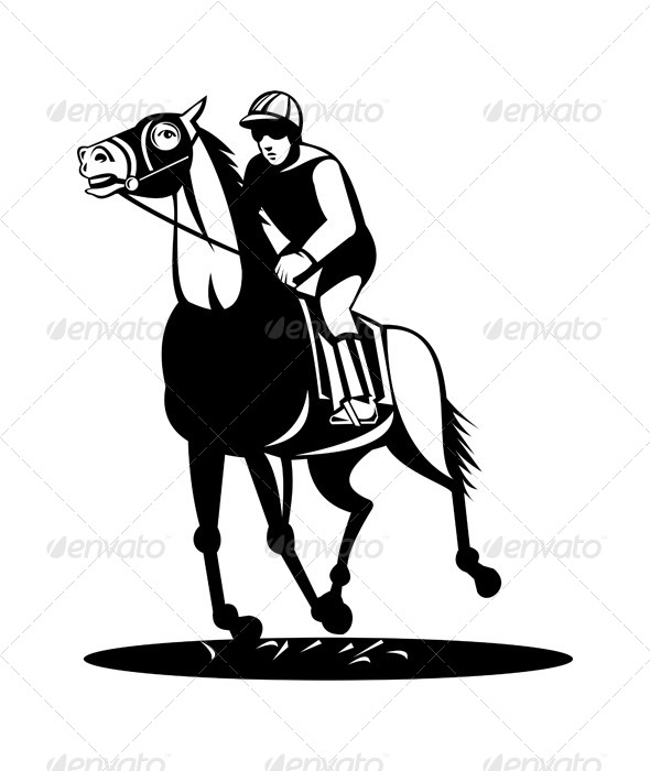 GraphicRiver Horse Racing Retro 5216929 GraphicRiver Horse Racing Retro 5216929