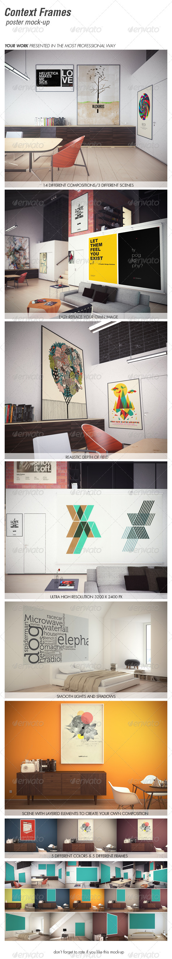 GraphicRiver CONTEXT FRAMES poster mock-up vol 2 5218827 GraphicRiver CONTEXT FRAMES poster mock-up vol 2 5218827