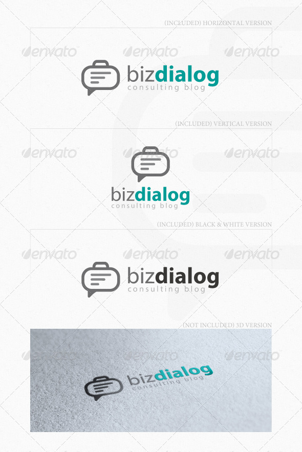 Biz Dialog Logo - Symbols Logo Templates