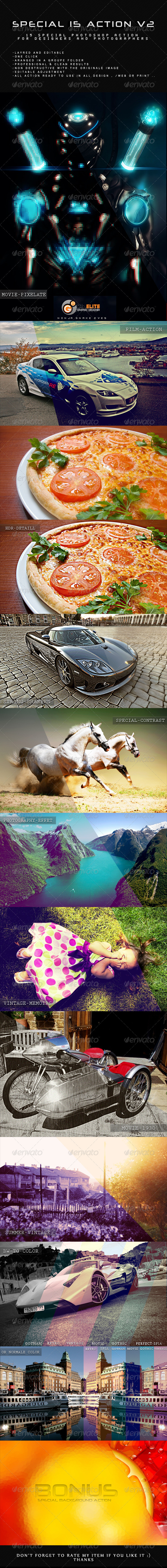 GraphicRiver Special 15 actions V2 5220189 GraphicRiver Special 15 actions V2 5220189