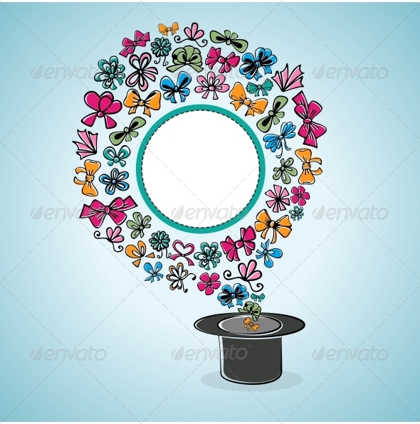 GraphicRiver Hat with Ribbons 5222179 GraphicRiver Hat with Ribbons 5222179