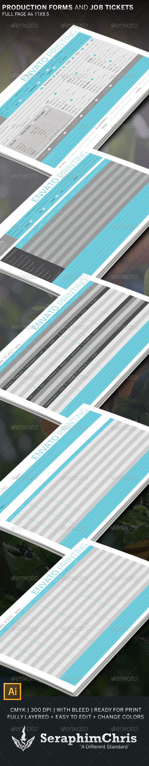 GraphicRiver Customizable Production Sheet and Form Template 5230335 GraphicRiver Customizable Production Sheet and Form Template 5230335