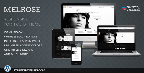 Melrose Responsive Portfolio WordPress Theme - Portfolio Creative