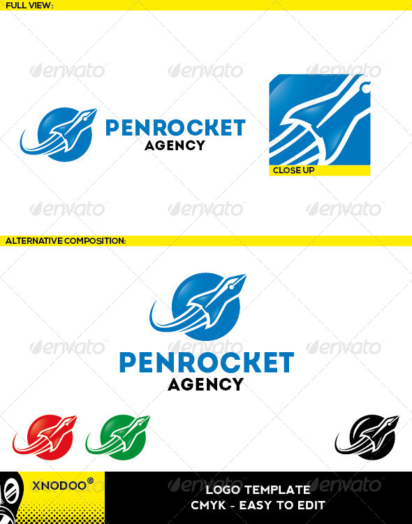 GraphicRiver Penrocket Logo 5210660 GraphicRiver Penrocket Logo 5210660