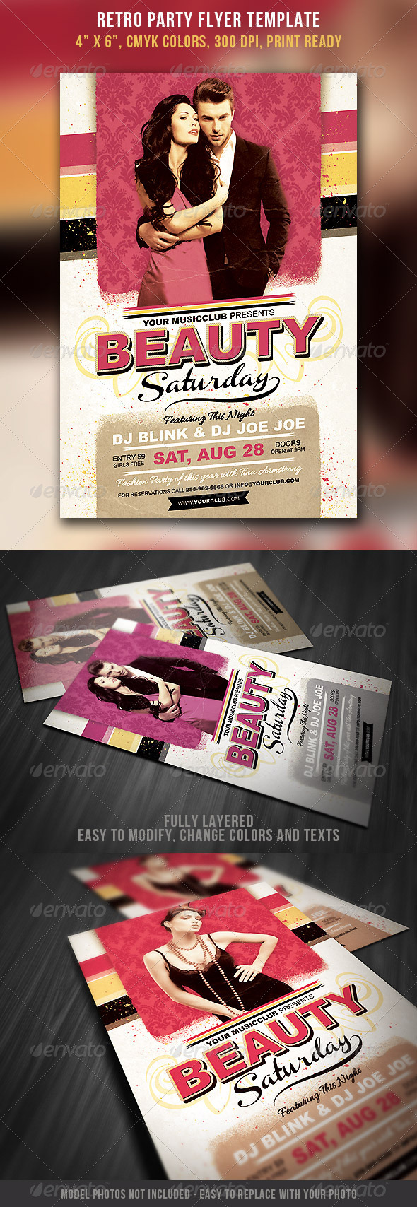 GraphicRiver Retro Party Flyer 5234052 GraphicRiver Retro Party Flyer 5234052