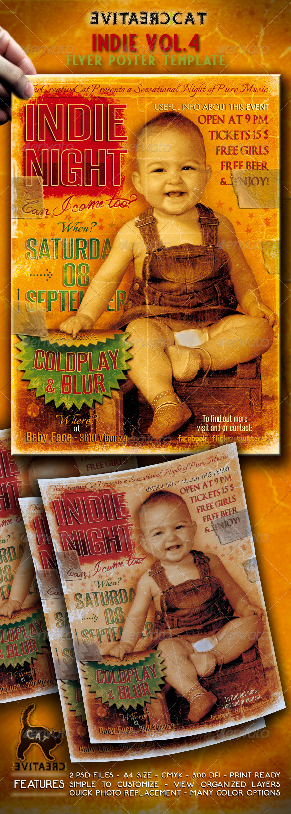 GraphicRiver Indie Flyer Poster Vol 4 5234899 GraphicRiver Indie Flyer Poster Vol 4 5234899