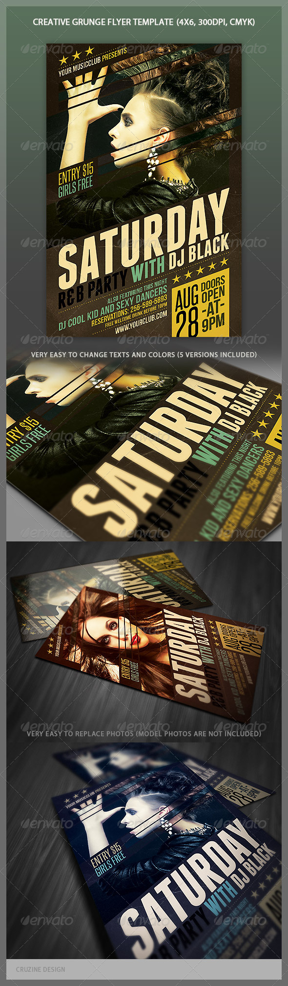Creative Grunge Flyer - Events Flyers