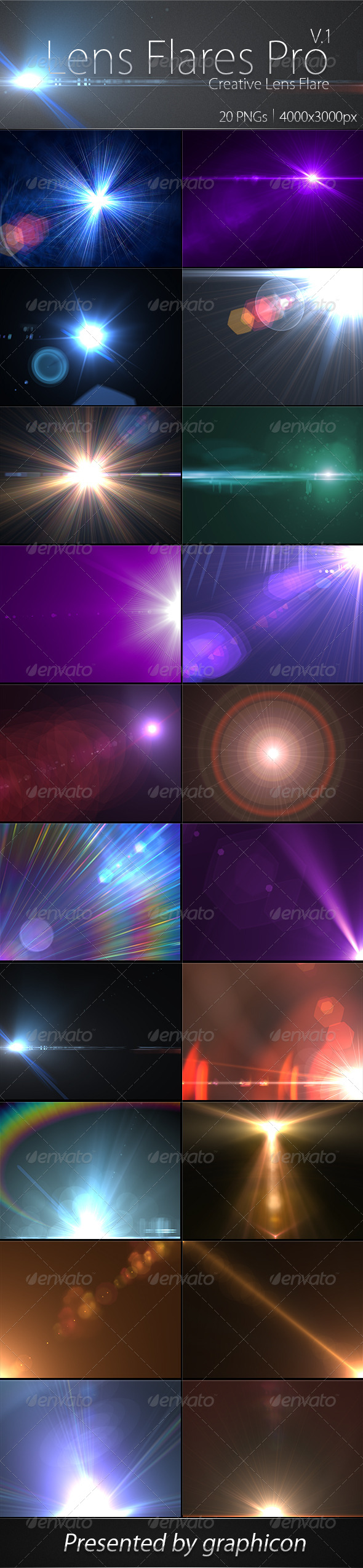 Lens Flare V.1 - Decorative Graphics
