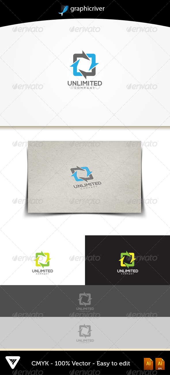 GraphicRiver Unlimited Logo 5237164 GraphicRiver Unlimited Logo 5237164