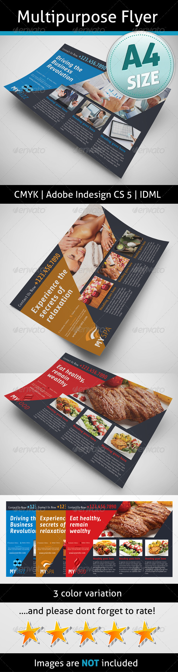 GraphicRiver Multipurpose Flyer 5237173 GraphicRiver Multipurpose Flyer 5237173
