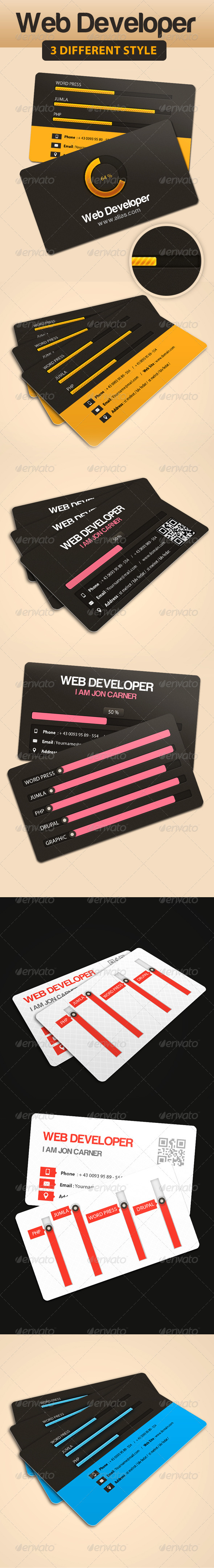GraphicRiver Web Developer Business Cards 5180970 GraphicRiver Web Developer Business Cards 5180970