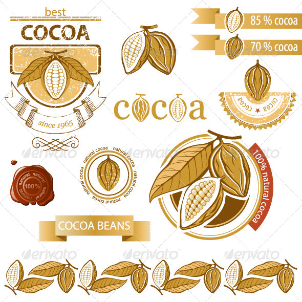 GraphicRiver Cocoa Beans 5227916 GraphicRiver Cocoa Beans 5227916
