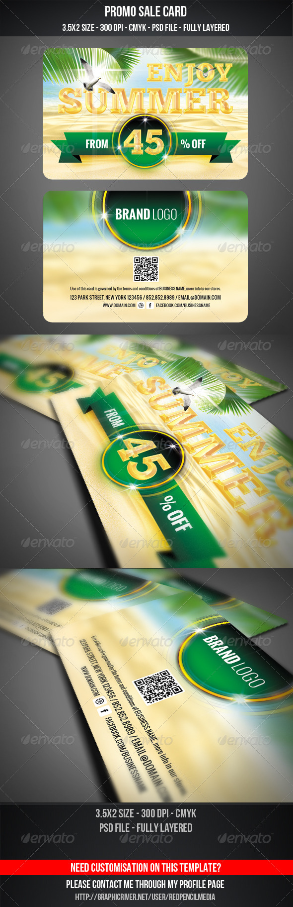GraphicRiver Summer Sale Card 5193705 GraphicRiver Summer Sale Card 5193705