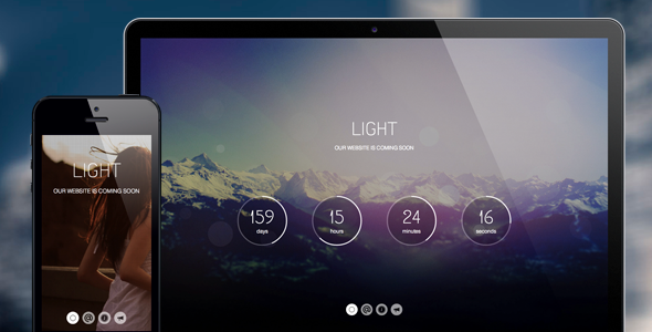 ThemeForest Light Coming Soon Page 5245014 ThemeForest Light Coming Soon Page 5245014