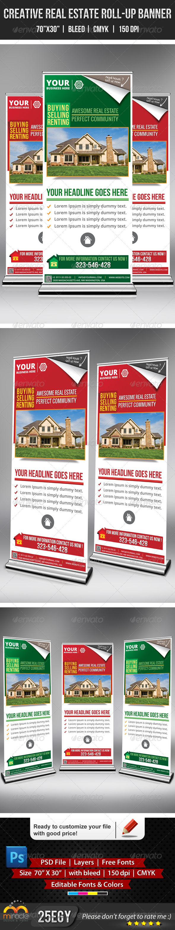 GraphicRiver Creative Real Estate Roll-Up Banner 5249676 GraphicRiver Creative Real Estate Roll-Up Banner 5249676