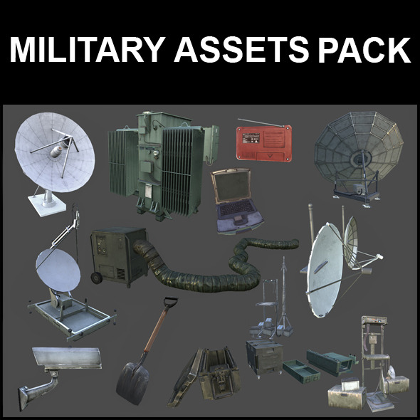3DOcean Millitary Assets Pack 5249883 3DOcean Millitary Assets Pack 5249883