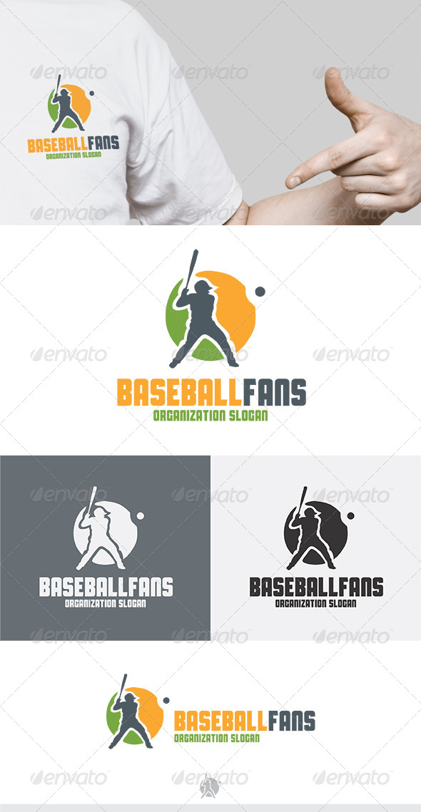 GraphicRiver Baseball Fans Logo 5250306 GraphicRiver Baseball Fans Logo 5250306
