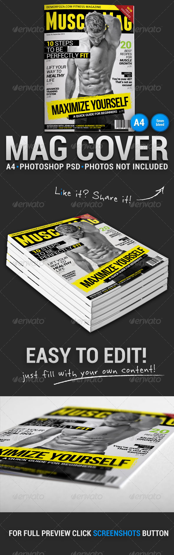 GraphicRiver Magazine Cover 2 5253433 GraphicRiver Magazine Cover 2 5253433