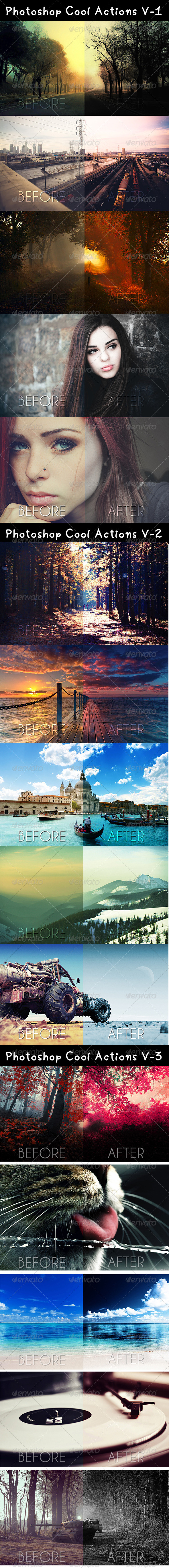 GraphicRiver Photoshop Cool Actions Bundle 5253471 GraphicRiver Photoshop Cool Actions Bundle 5253471