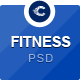 Fitness Center Premium Retina PSD - ThemeForest Item for Sale