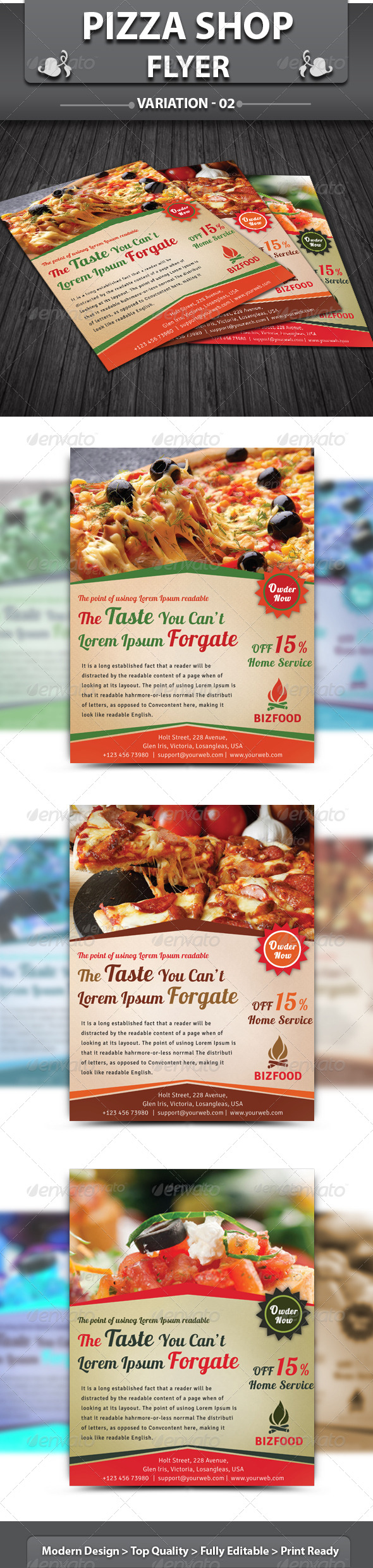 Restaurant Business Flyer | Volume 10 - Restaurant Flyers