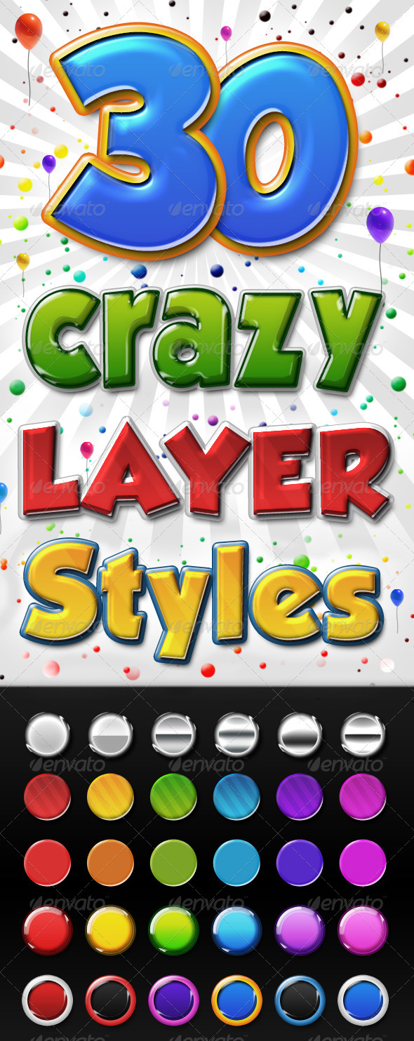 GraphicRiver Big Pack of Colourful 3D Layer Styles 108779 GraphicRiver Big Pack of Colourful 3D Layer Styles 108779