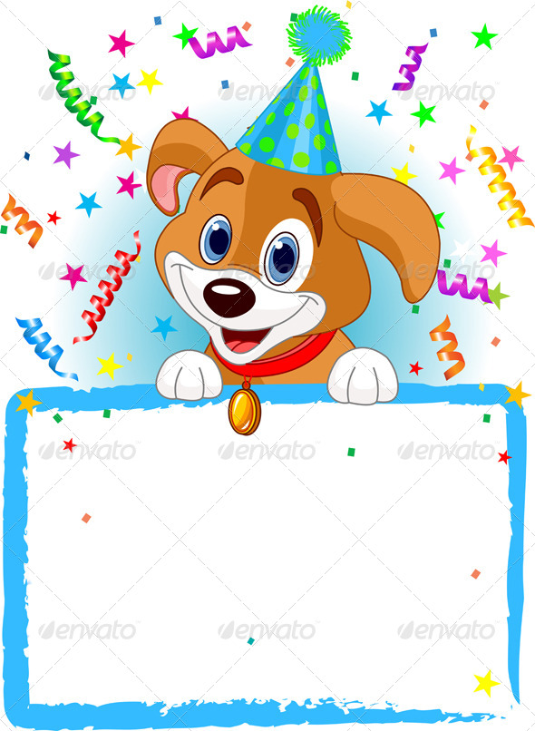 free clip art dog birthday - photo #48