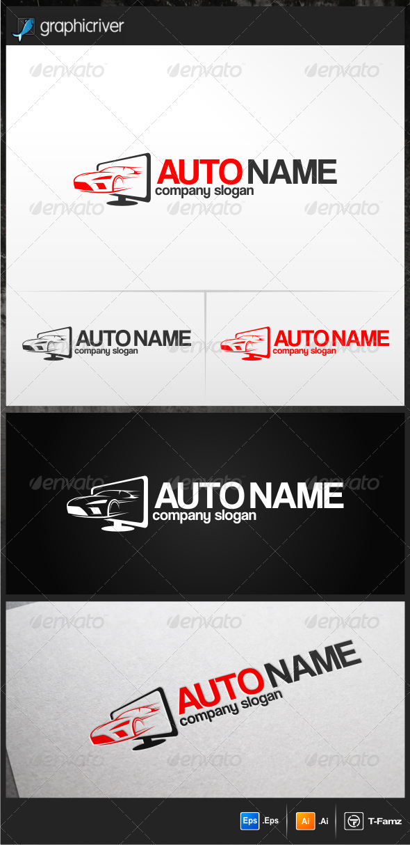 GraphicRiver Auto Logo Templates 5268848 GraphicRiver Auto Logo Templates 5268848