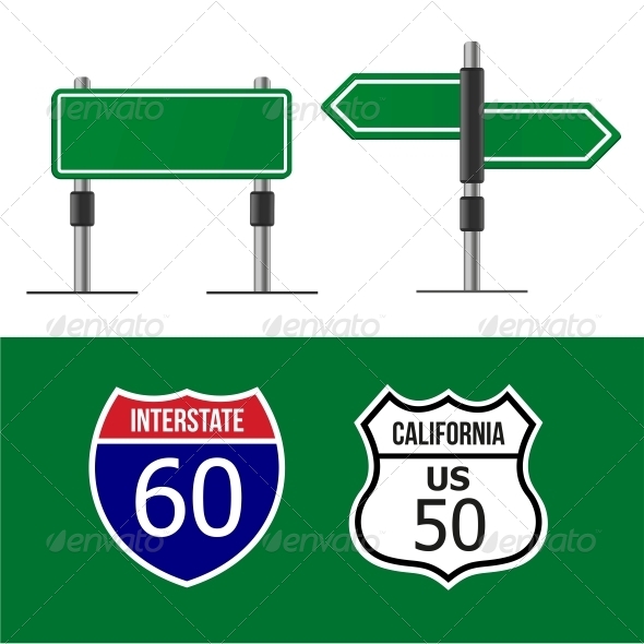 GraphicRiver Road Sign Template 5271449 GraphicRiver Road Sign Template 5271449