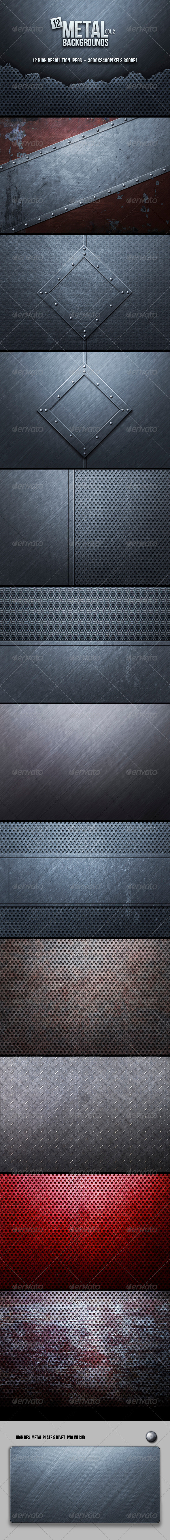 GraphicRiver Metal Backgrounds Col2 5273300 GraphicRiver Metal Backgrounds Col2 5273300